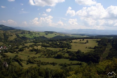 Výhľad z Hričovského Hradu